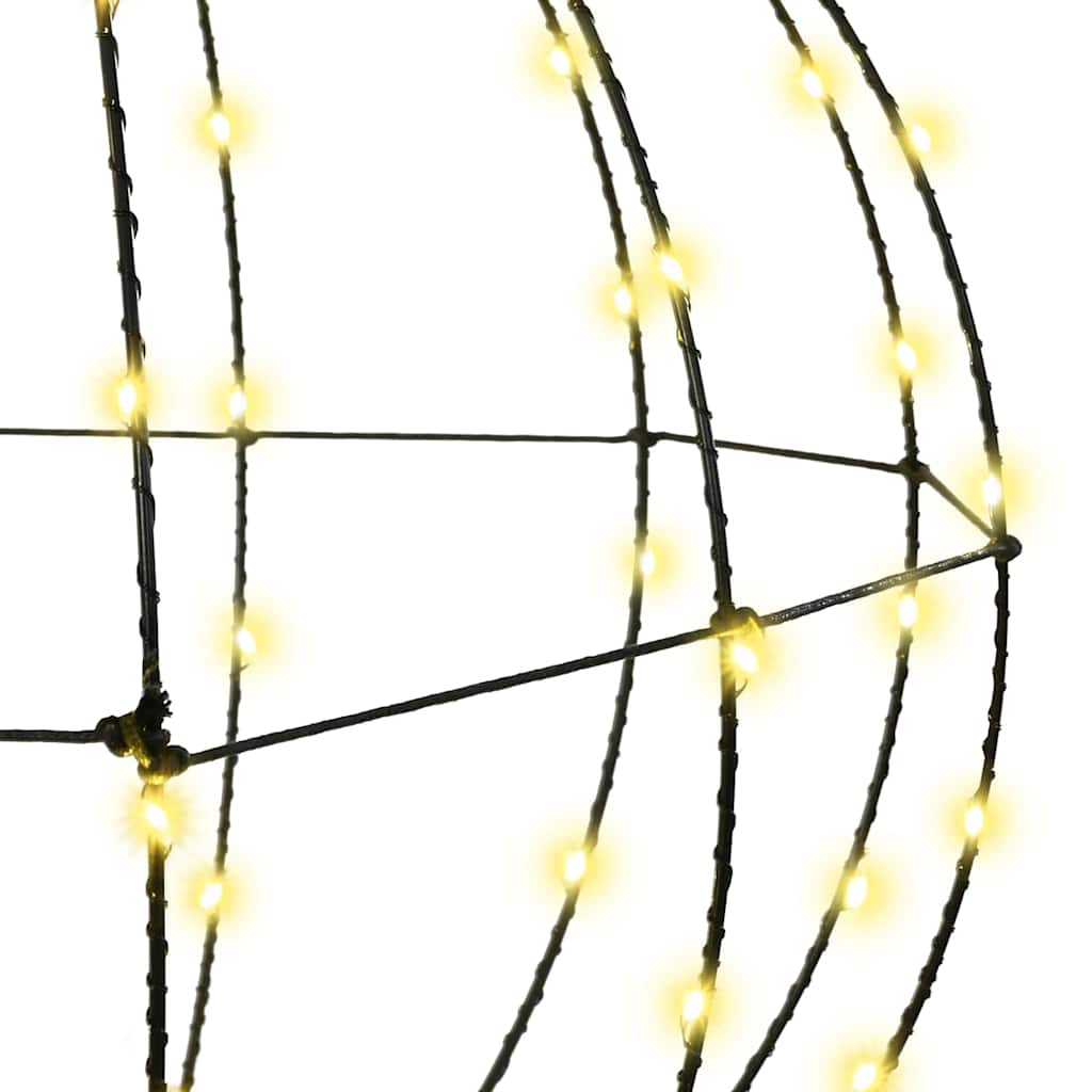 Ball with 160 LEDs Warm white 50 cm Metal